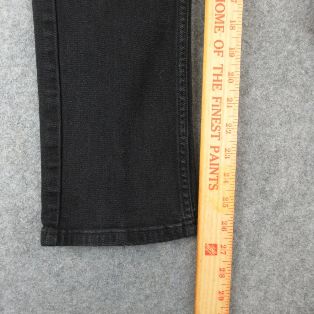 Levis 505 Mens‎ Slim Straight Jeans Black Denim W27 L29 00505-1469
